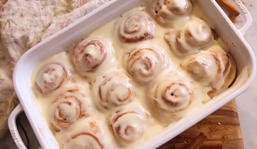 Homemade cinnamon roll recipe
