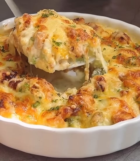 Easy Chicken Noodle Casserole