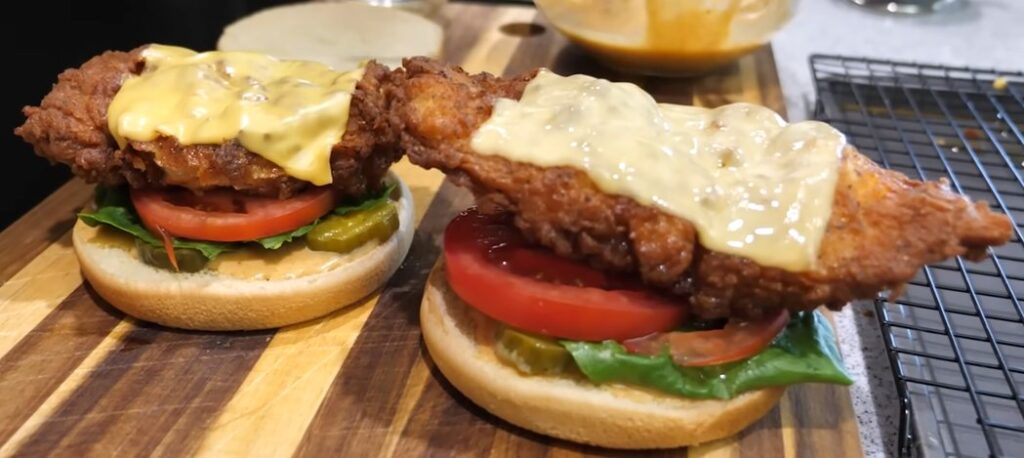 cheese topping for chicken sandwich