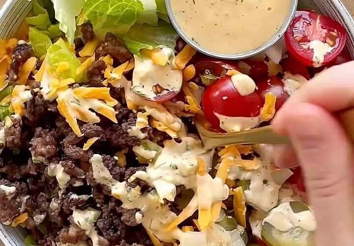 Best Cheeseburger Bowl 500-Calories (Better Than Takeout!)
