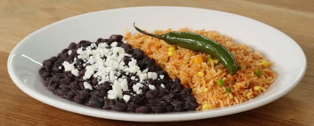 cuban beans serving